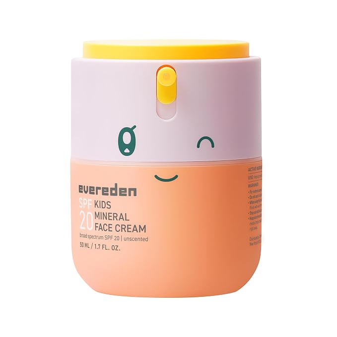 Evereden Kids Face Cream, 1.7 oz. | Fragrance-Free and Kids Face Lotion by Evereden