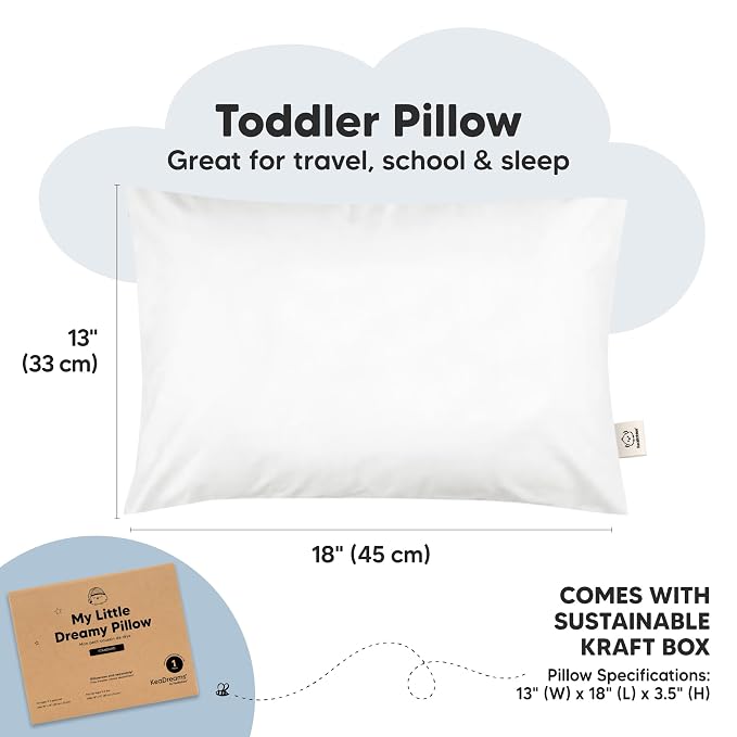KeaBabies Toddler Pillow 13x18 - Image 3