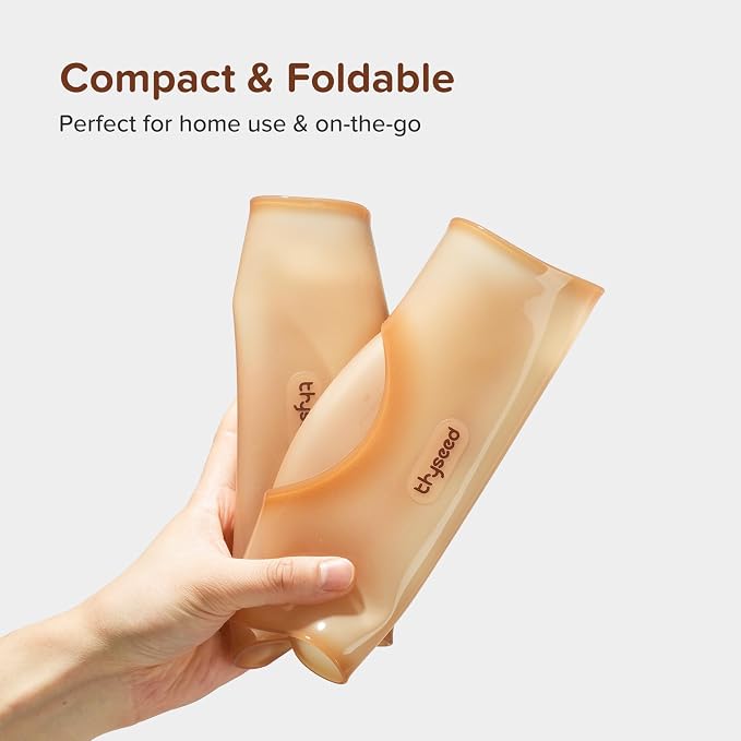 thyseed Ultra Thin & Light Waterproof Silicone Bibs - Image 7