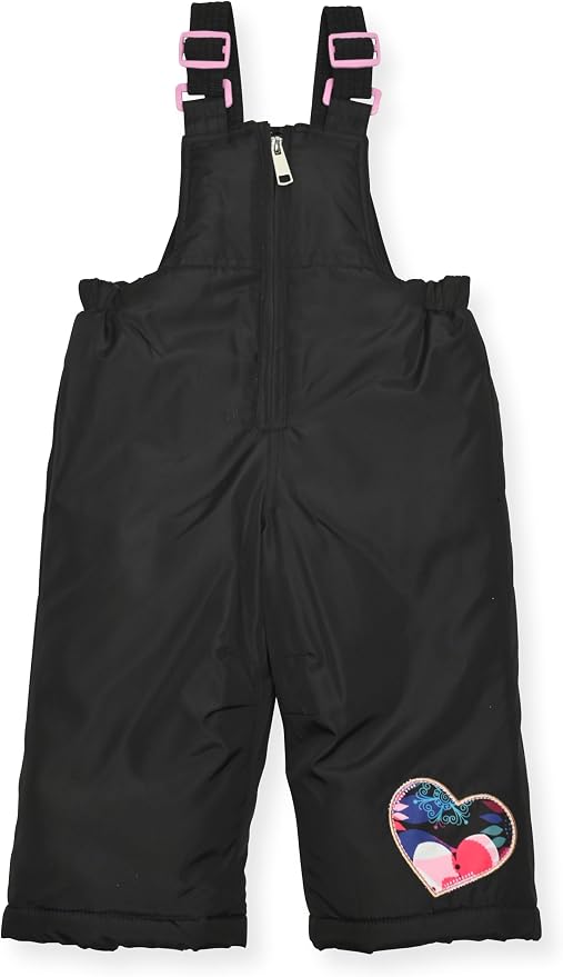 Arctic Quest Little Girls Bib Snow Pants and Ski Jacket Water-Resistant Snowsuit - Image 3