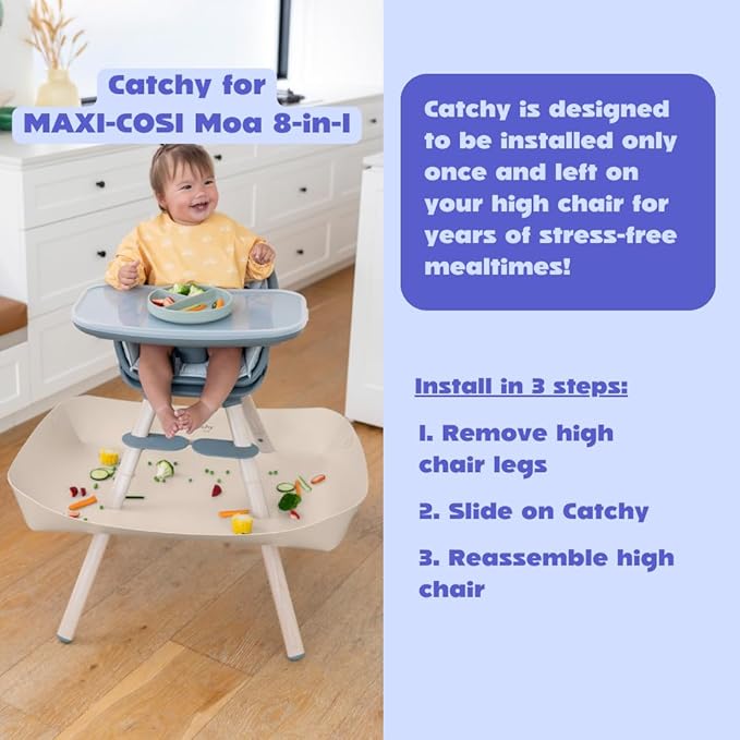CATCHY - Food Catcher - Compatible - Highchair Sold Separately - Baby & Toddler - Image 5
