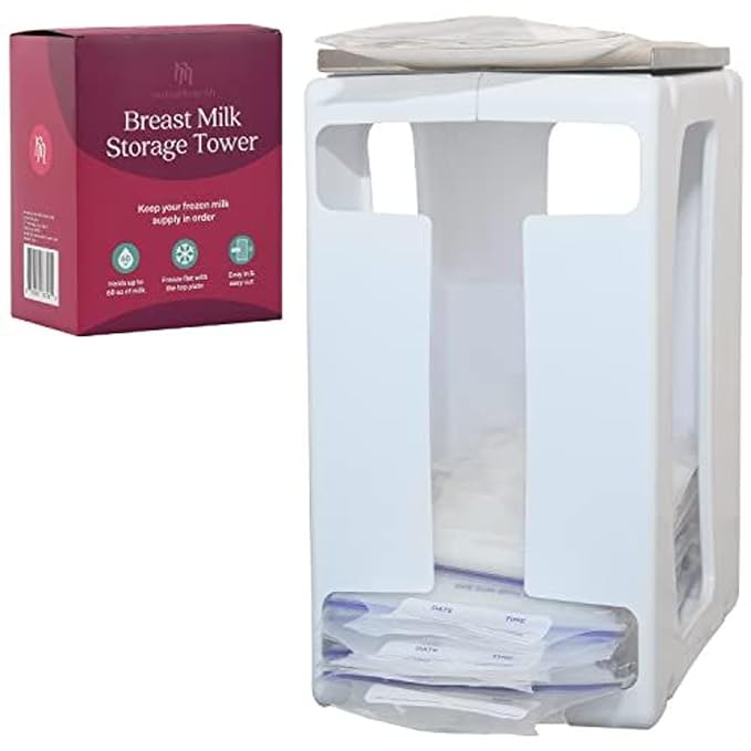 Nurse & Nourish Breast Milk Storage Tower & Freezer Organizer Bin by NurseNourish