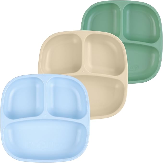 Re-Play Toddler Plates with Dividers by Re-Play