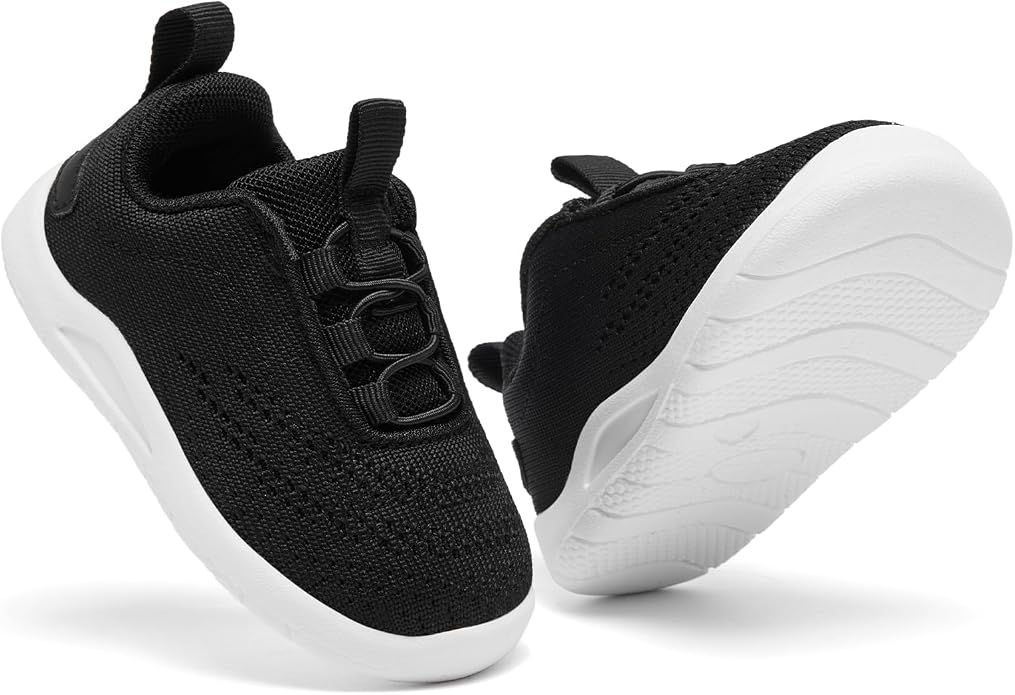 MORENDL Toddler Slip On Sneakers Baby Walking Shoes Non-Slip Breathable Unisex - Image 6