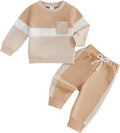 Toddler Baby Boy Fall Outfits Long Sleeve Crew Neck Pullover Sweatshirt + by Lucikamy