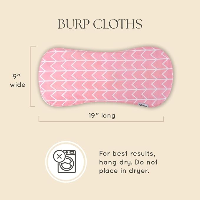 Dodo Babies 5-Pack Baby Burp Cloths - Image 6