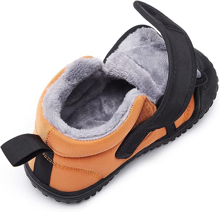 BMCiTYBM Toddler Baby Snow Boots Winter Shoes Boys Girls Cold Weather Baby Faux - Image 5
