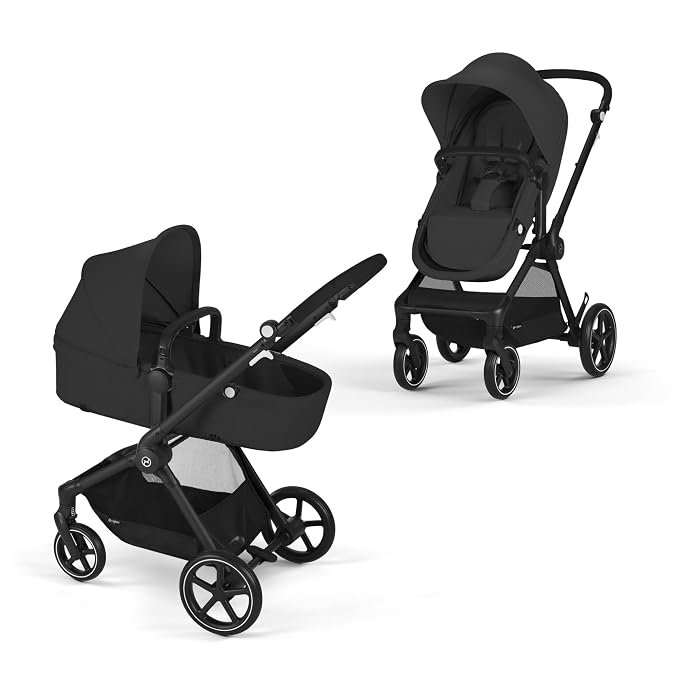 Cybex EOS 2-in-1 Stroller, Moon Black by Cybex