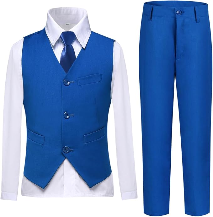 Boys Vest Set Formal Dress Suits Wedding Outfit Dresswear by Lycody
