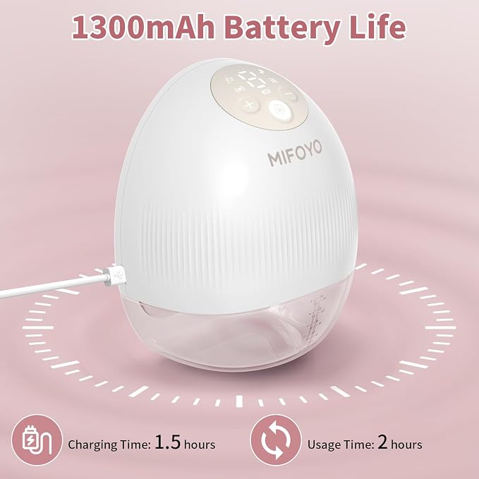 Breast Pump, Wearable Breastfeeding Pump, Electric Breast Pumping, Hands Free - Image 8