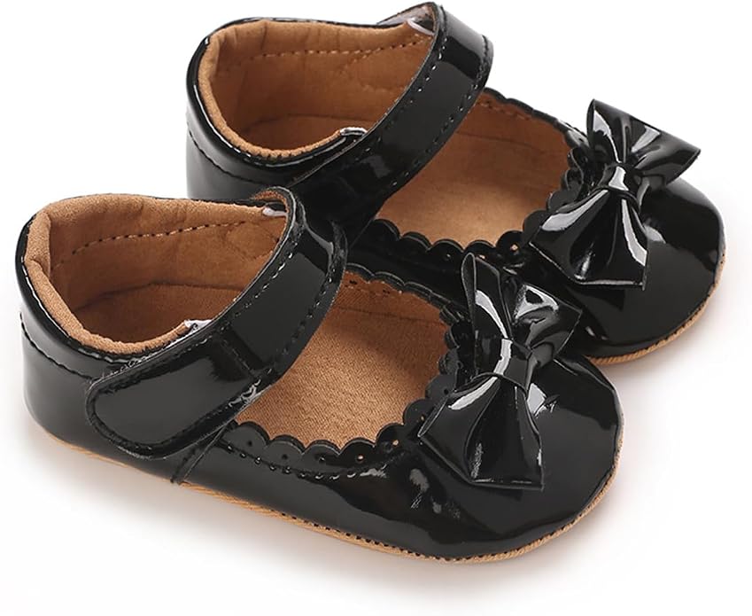 COSANKIM Baby Girls Mary Jane Flats Shoes Anti-Slip Rubber Sole Infant Toddler - Image 4