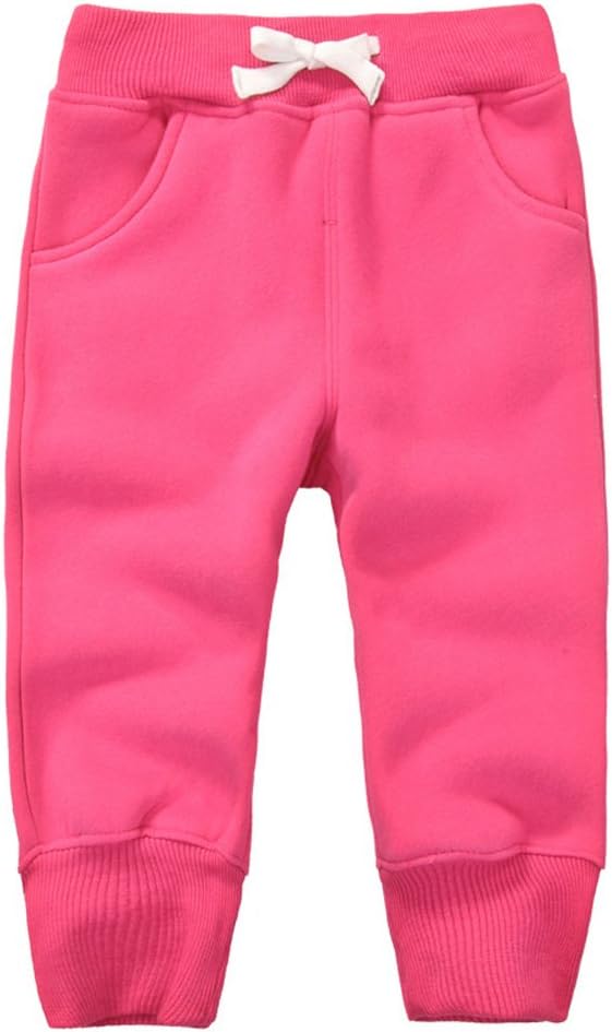 CuteOn Unisex Toddler Jogger Pants Kids Cotton Elastic Waist Winter Baby by CuteOn