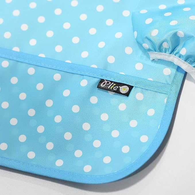 Long Sleeve Waterproof Bib for Toddlers – Feeding Smock for Baby Mealtime - Image 2