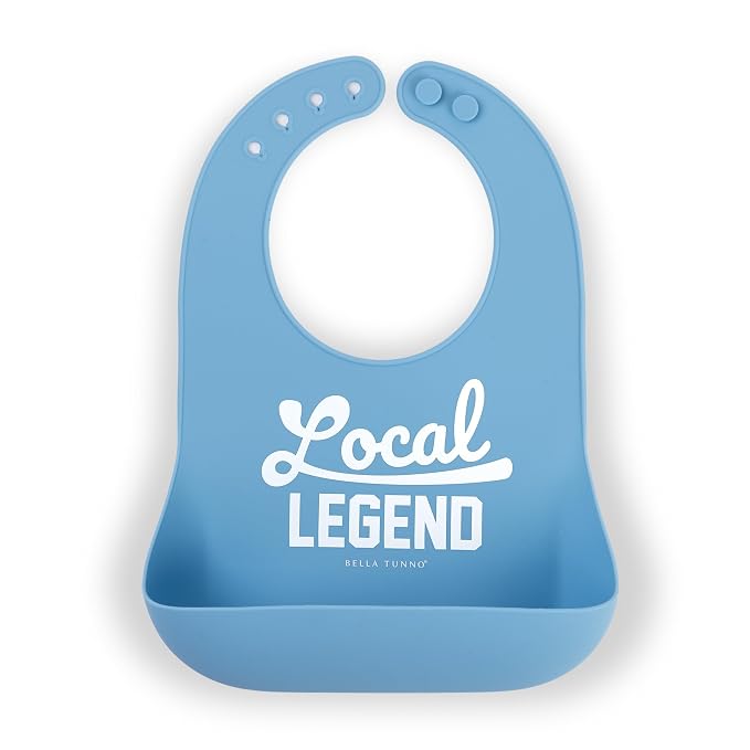 Bella Tunno Baby Bib for Eating, Waterproof Silicone Bib by BellaTunno