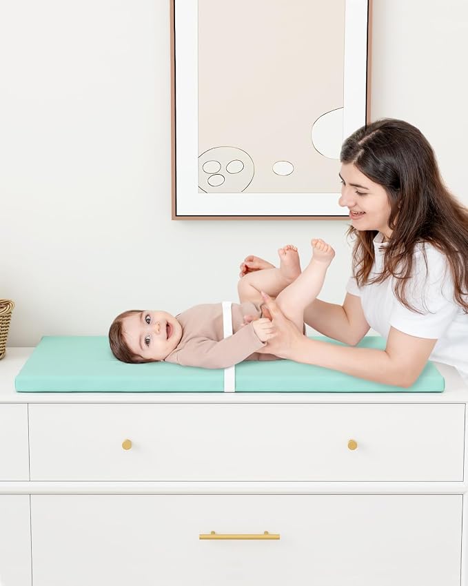 Wipeable Baby Changing Pad for Dresser and Table, Cozy Diaper Changing Pad - Image 8