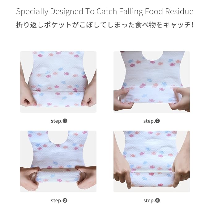 Baby and Infant Disposable Travel Bibs - Image 4