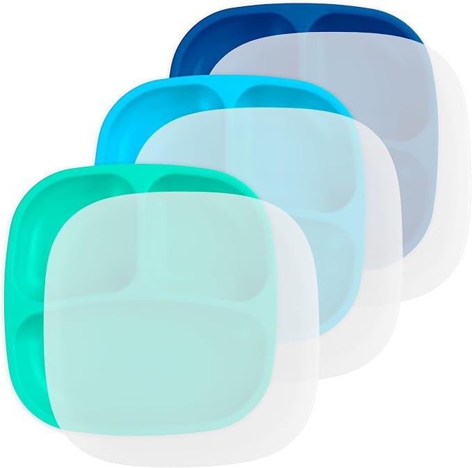Re-Play Toddler Plates with Dividers by Re-Play