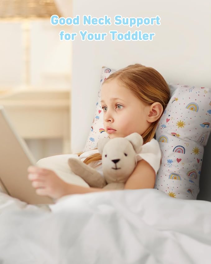 Babebay Toddler Pillow, 13X18 Soft Toddler Pillows - Image 5