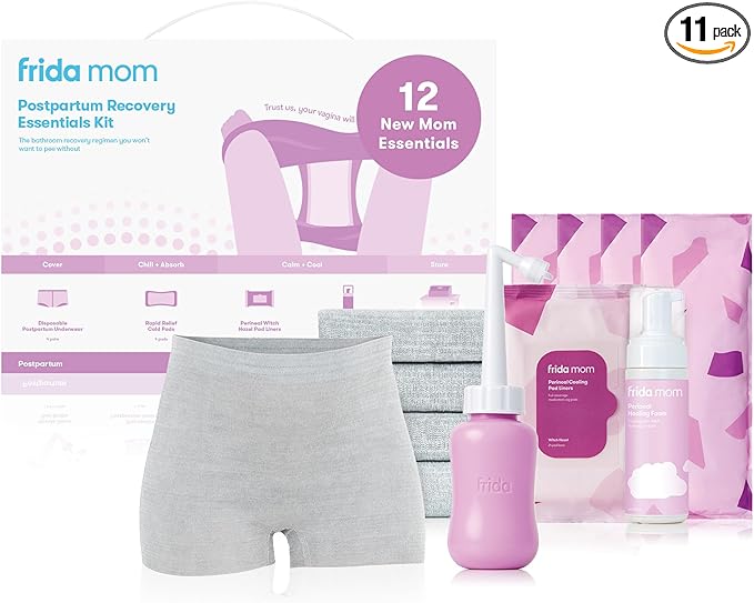 Frida Mom 11pc Postpartum Essentials Kit Gift Set, Hospital Bag Must Haves by Frida
