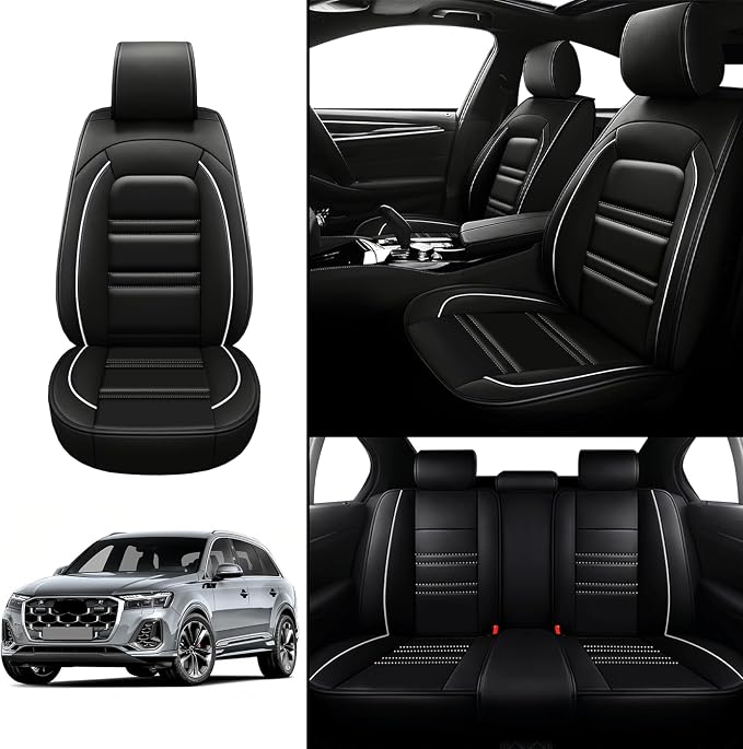 Seat Covers for Audi q7 2017-2025 | 5-Seats Leather Seat Covers - Image 2