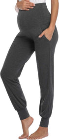 AMPOSH Women's Maternity Pants Stretchy Lounge Workout Pants Casual Loose Comfy by AMPOSH