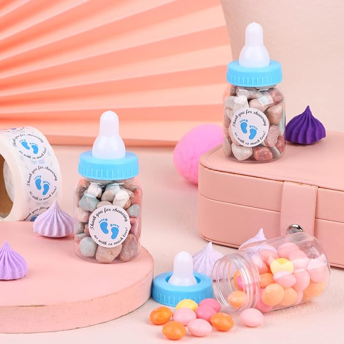 62 Pcs 3.5 Inch Baby Mini Milk Bottle Baby Shower Favor - Image 4