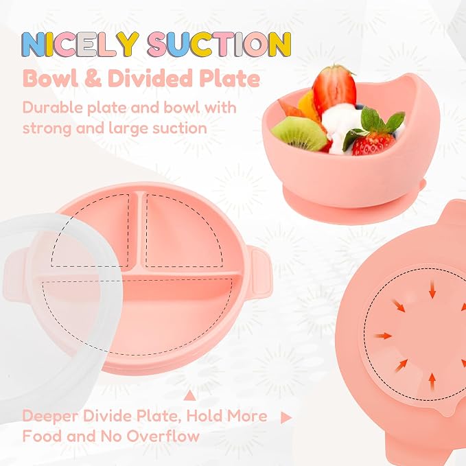 Silicone Baby Feeding Set - Image 3