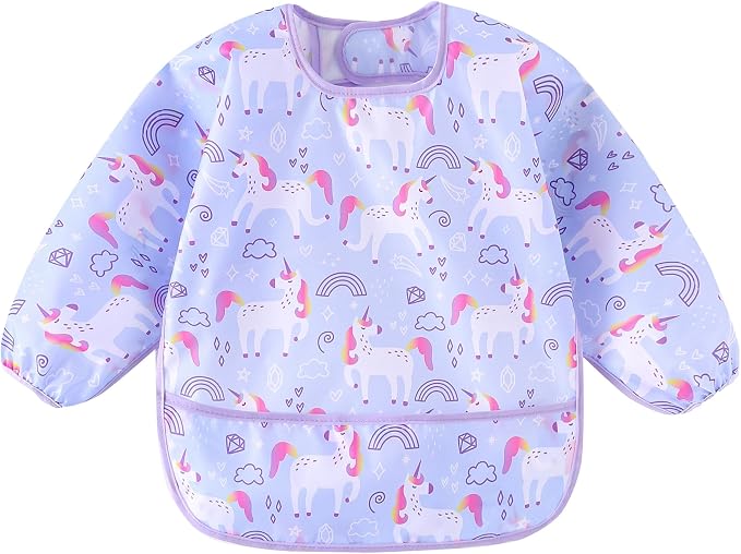 Long Sleeved Bibs, Lightweight Waterproof Shirt Bibs - Image 3