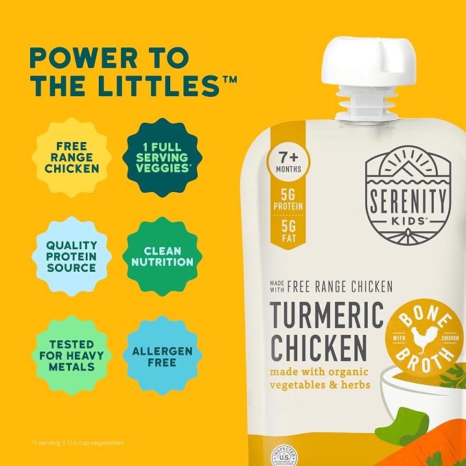 Serenity Kids 7+ Months Chicken Puree Pouch - Image 4