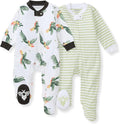 Burt’s Bees Baby Boys' One-Piece Sleep and Play 100% Organic Cotton PJs by BurtsBeesBaby