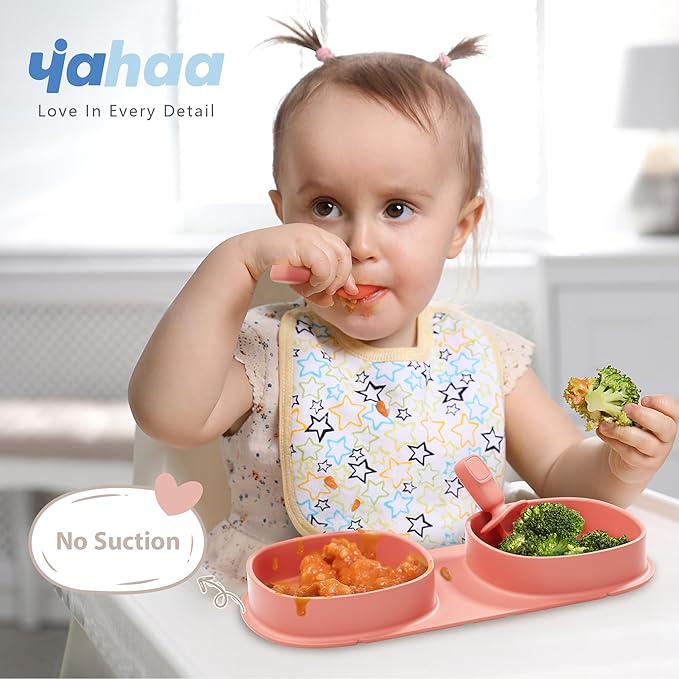 Silicone Foldable Novelty Dinner Plates, Baby Plates Travel Essential - Image 2