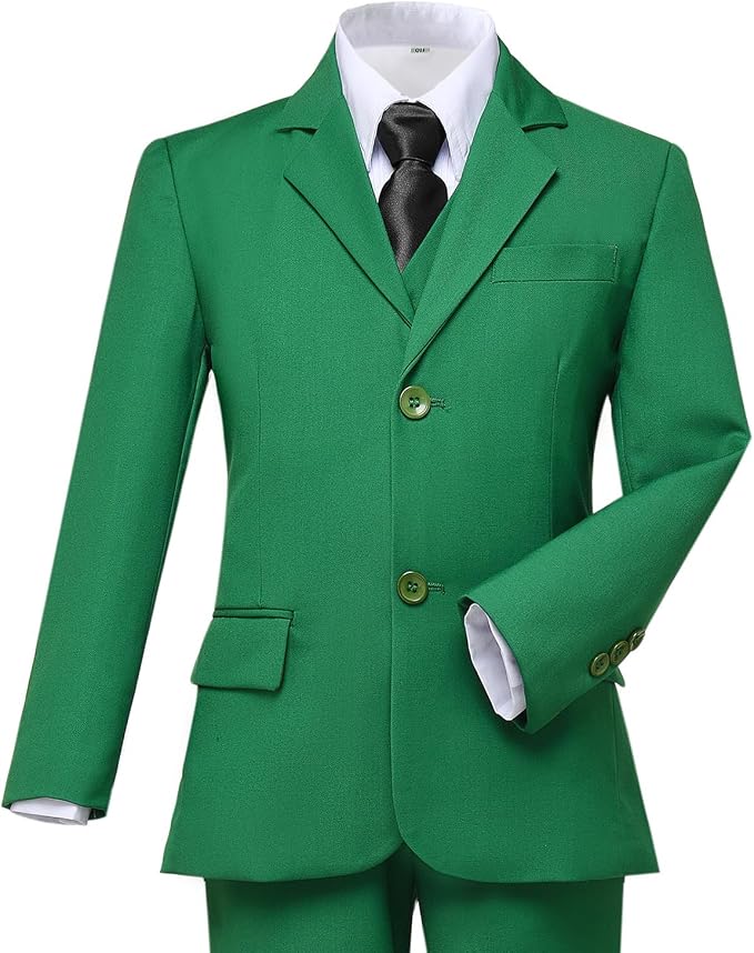Boys Suit for Kids Tuxedo Suits for Wedding Formal Suit Set Toddler Boy Dress - Image 3