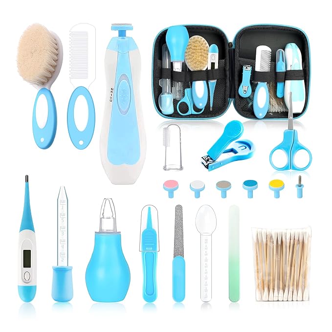Baby Grooming Kit，Electric Safety Nail Trimmer Baby Nursery Kit，Infant Safety by WXA