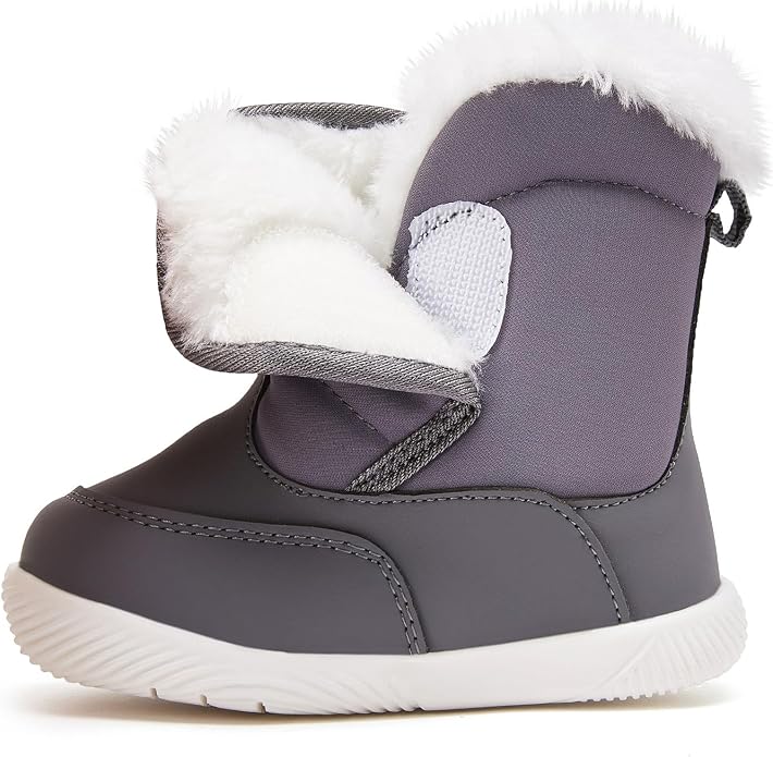 BMCiTYBM Baby Boy Girl Snow Boots Waterproof Winter Warm Booties Nonslip - Image 5