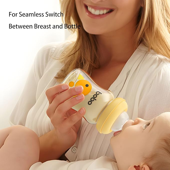 YOHKOH PPSU Baby Bottle Wide Neck, Newborn Anti-Colic Baby Bottle - Image 2