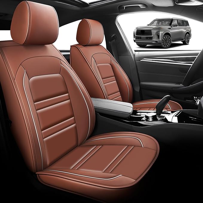 Seat Cover for Infiniti qx80 2014-2025 | Car Seat Covers Front Seats, - Image 2