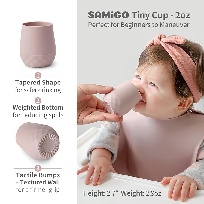 SAMiGO Silicone Baby Feeding Set, Baby Led Weaning Supplies, Suction Bowl Plate - Image 5
