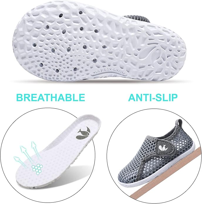 JOINFREE Baby Toddler Water Shoes Boys Girls Sandals Barefoot Kids Breathable - Image 4