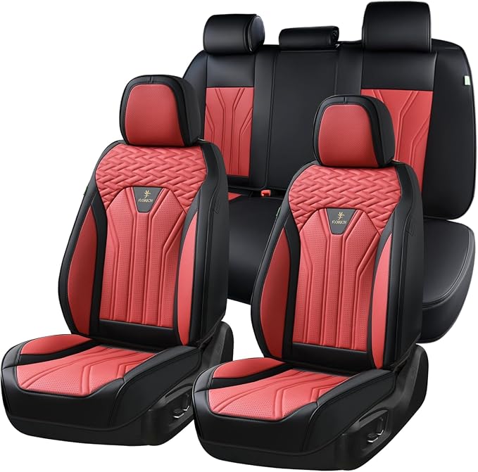 FLORICH Leather Seat Covers Automotive Seat Covers Car Seat Covers Full Set Car by FLORICH