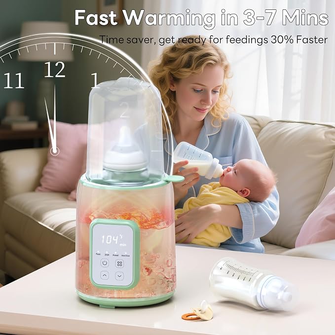 Bottle Warmer, 8-in-1 Fast Baby Bottle Warmer - Image 3
