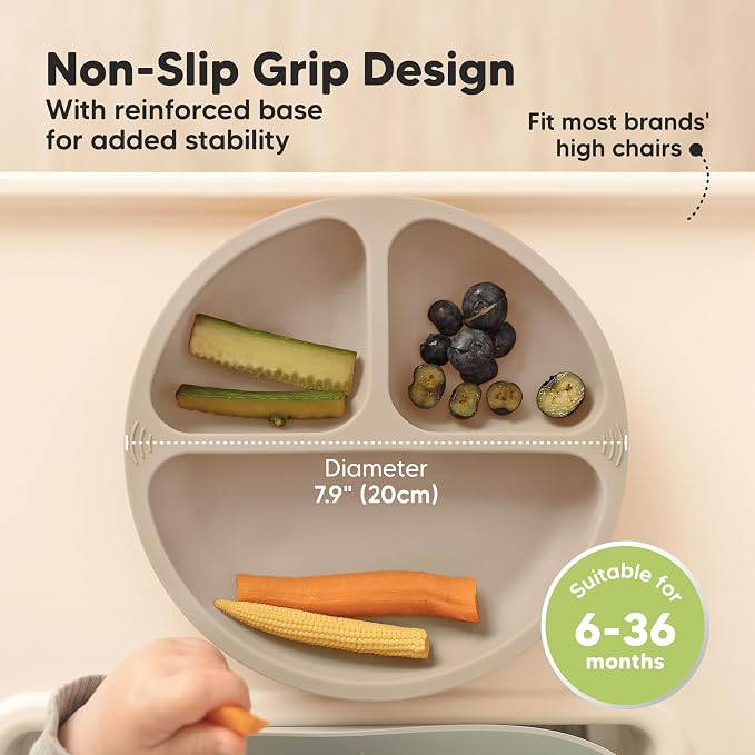 KeaBabies Suction Plates for Baby, Toddler - Image 4