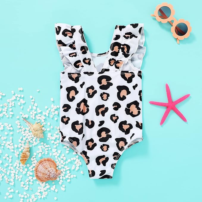 Happy Town One-Piece Infant Toddler Baby Girl Summer Swimsuit Watermelon - Image 3