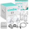 E1 Portable Breast Pump & Breast Milk Storage Bags Bundle – Compact Double by CimilreBreastPumpsUSA
