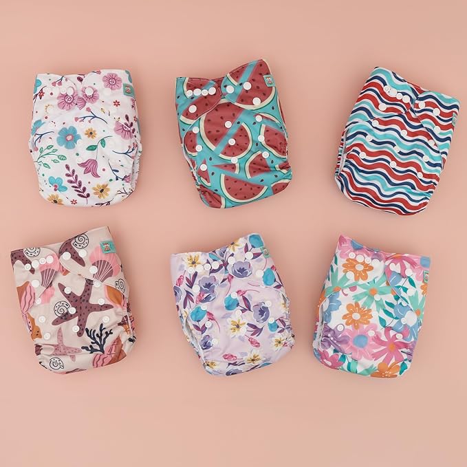 ALVABABY 6 Pack Cloth Diaper - Image 9