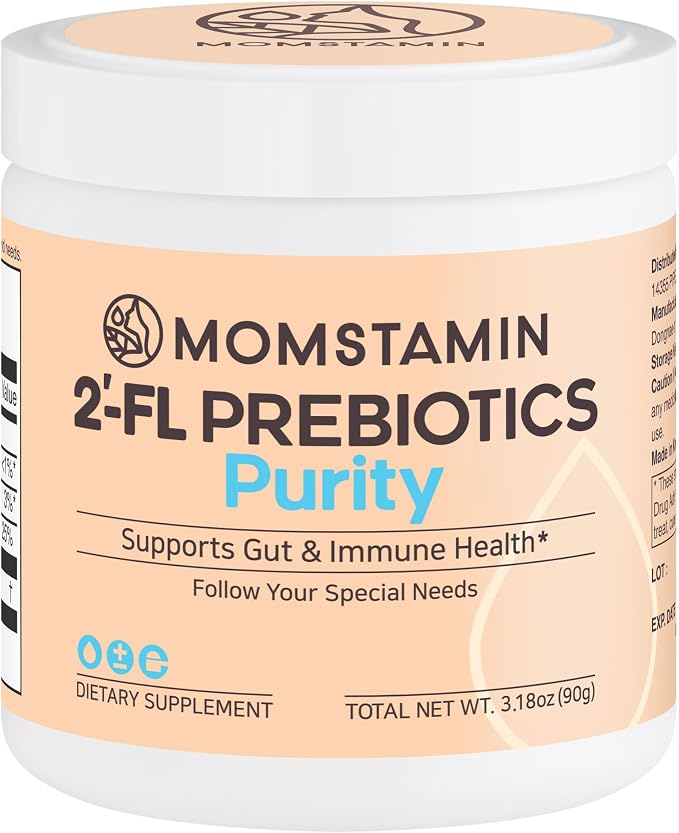 MOMSTAMIN Purity HMO Human Milk Oligosaccharide Prebiotic Powder Feed Probiotics by MOMSTAMIN