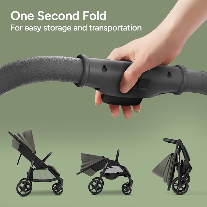 Mompush Nova Baby Stroller for Toddler, Infant & Newborn | Spacious Seat & - Image 6