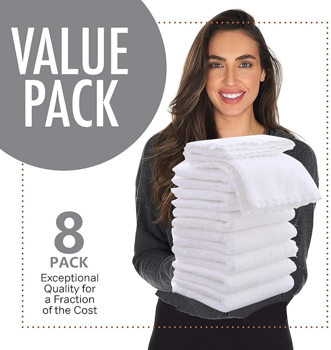 8 Pack Large Burp Cloths for Baby - Image 4