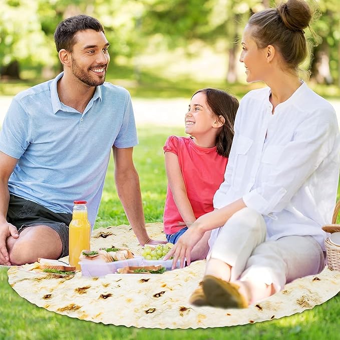 Tortilla Blanket, Baby Burritos Swaddle Blanket, Taco Blanket - Image 6