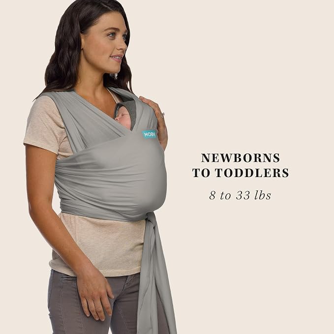 Moby Baby Wrap Carrier Classic for Newborns to Toddlers, Infant Sling Carrier - Image 7