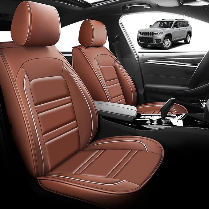 Seat Cover for JP Grand Cherokee 2011-2025 | Car Seat Covers Front Seats - Image 2
